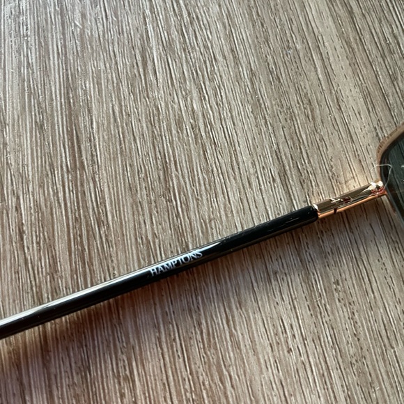 otra hamptons blue & gold retro y2k square oversized shield sunglasses eyewear - Picture 6 of 7